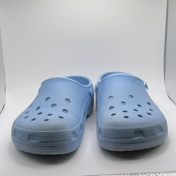 LADIES BLUE CROCKS 9W - Picture 4 of 5